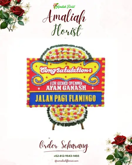 Sewa Papan Bunga pelabuhan batang